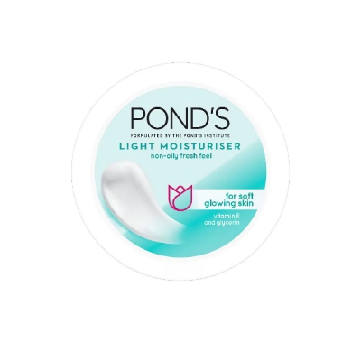 Picture of POND'S Light Moisturiser 50ml Non-Oily Fresh Feel For Soft Glowing Skin With Vitamin E & Glycerin