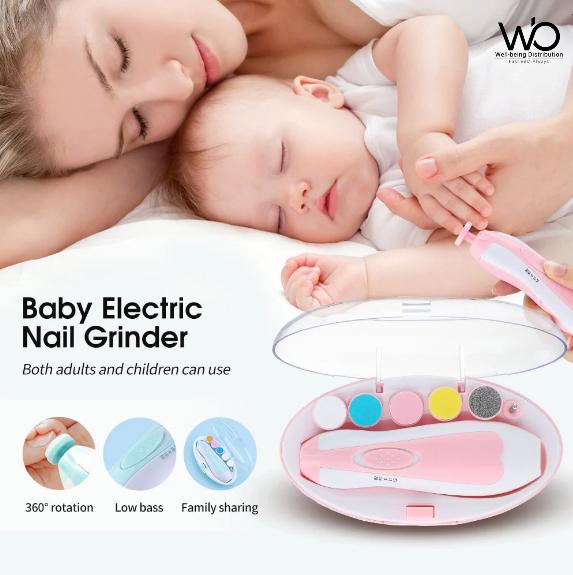Picture of Electric Baby Nail Trimmer Set with LED Light