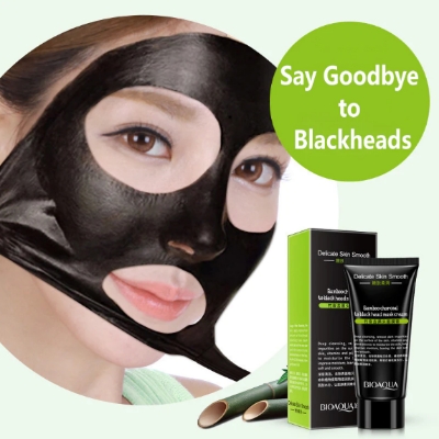 Picture of Bioaqua Bamboo Charcoal to Blackhead Mask Cream 60gm