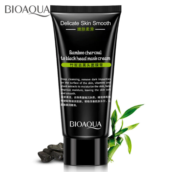 Picture of Bioaqua Bamboo Charcoal to Blackhead Mask Cream 60gm
