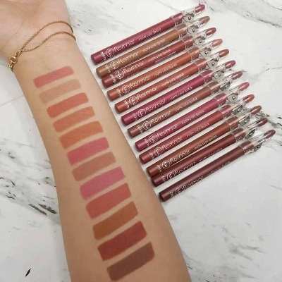 Buy Flormar Rouge 12 Colors Wood Lip Pencil Set with Banners Cap 12pcs  at Best Price In Bangladesh