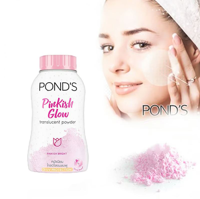 Picture of Pond's Pinkish Glow Translucent Facial Powder 50g Pinkish Bright Powder