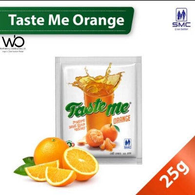 Picture of SMC Taste Me Orange & Mango Flavored Instant Drink Powder - 25Gm Pack X 40Pcs