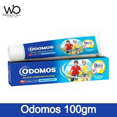 Picture of Odomos Cream & Fabric Roll-On Combo - Odomos Blue 100g Cream & Odomos Mosquito Repellent Fabric Roll-On 8ml