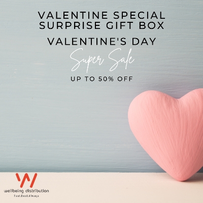 Picture of Valentine Special Gift Box | EXS Natural Lubricant 5ml, Manforce Strawberry, Chocolate, 1740 Litchi Flavor & Sunny Edition Condom | 3x4=12pcs Condom | With Gift