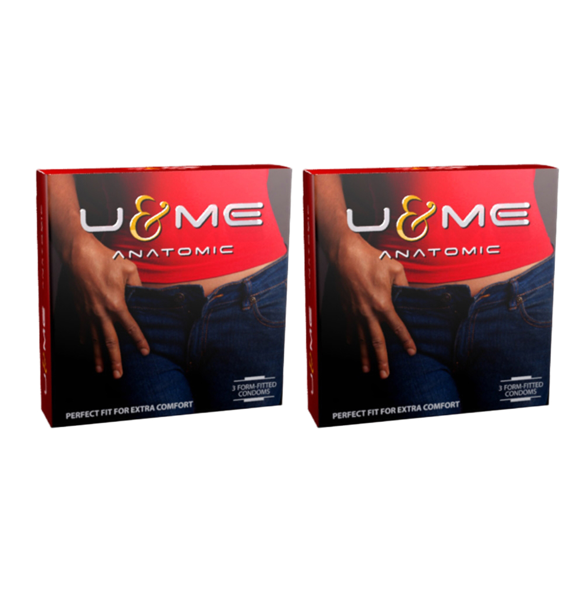 Picture of SMC U&Me Anatomic Condom Combo Pack 2 Packs 3x2=6Pieces