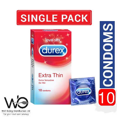 Picture of Durex - Extra Thin Condom For Extra Sensation Of Her - 10Pcs