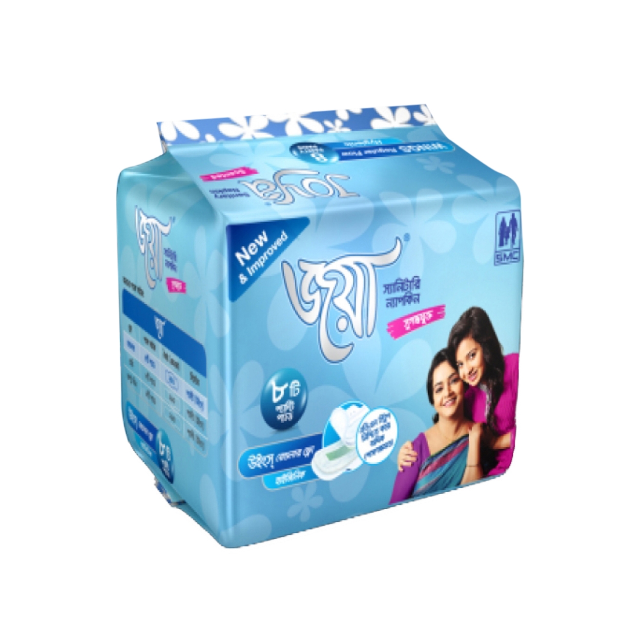 Picture of Joya Sanitary Napkin - Wings Regular Flow - 8 Pads Pack - Panty/Wings System - Combo of 3 Packs - 24 Pads