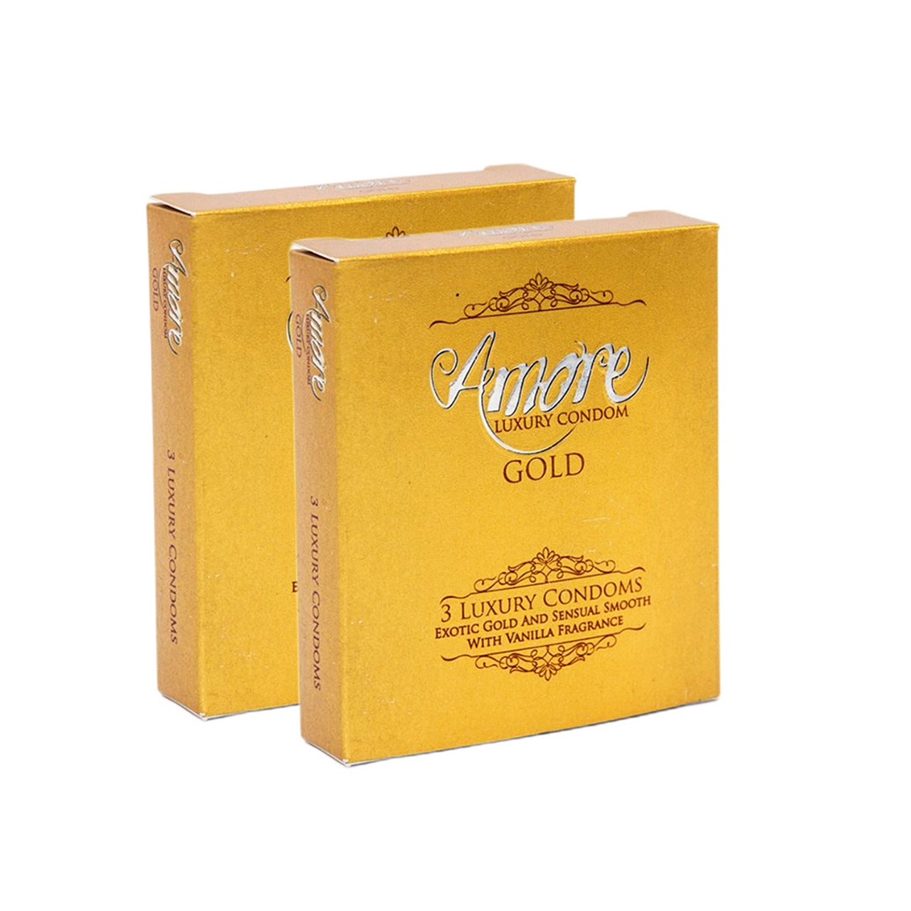 Picture of Amore - Luxury Condom Gold | Combo Pack | 2 Packs | 3x2=6pcs