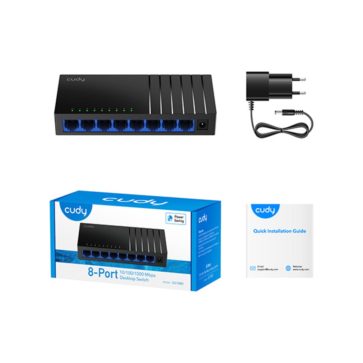 Buy Cudy GS108D 8 Port Gigabit Desktop Switch at Best Price In Bangladesh