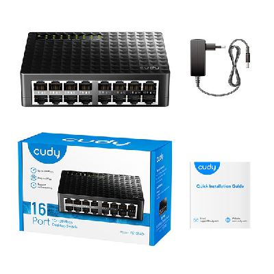 Buy Cudy FS1016D 16-Port 10/100Mbps Desktop Switch at Best Price In Bangladesh
