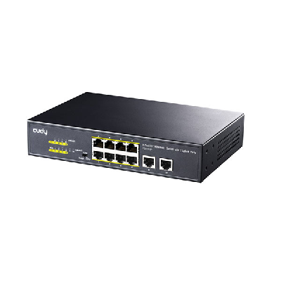 Buy Cudy FS1010PG 8 Port PoE+ Switch with 2 Uplink Ports Gigabit at Best Price In Bangladesh