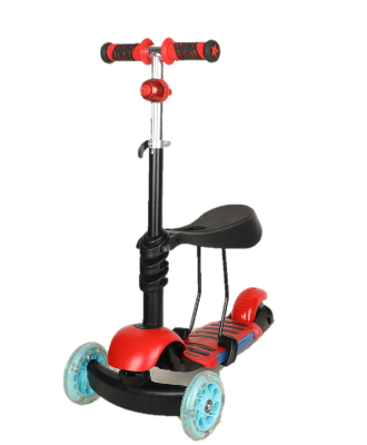 Picture of Fun Scooty With Seat - Red & Black