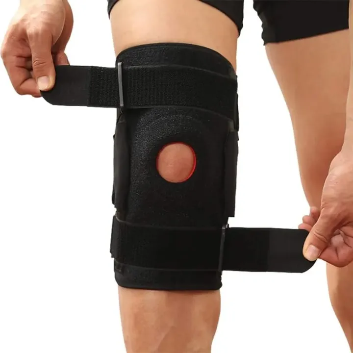Picture of 1Pcs Knee Support Brace Adjustable Open Patella Knee Pad Protector Guard for Gym Workout Sports Arthritis Joint Pain