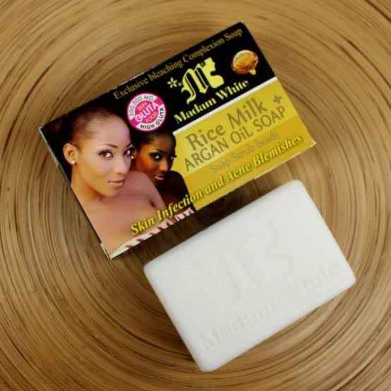 Picture of Madam White Rice Milk Oil Fast Face and Body Soap - Soap