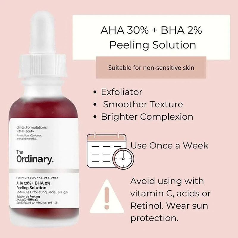 Picture of The Ordinary AHA 30% + BHA 2% Peeling Solution