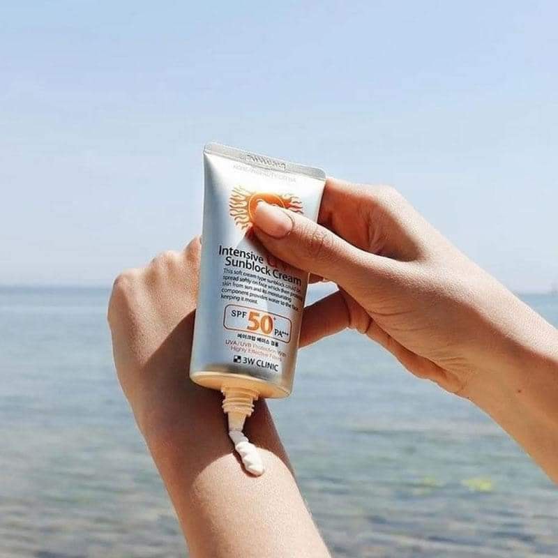 Picture of 3W Clinic Intensive UV Sunblock Cream SPF50+ PA+++ 70ml