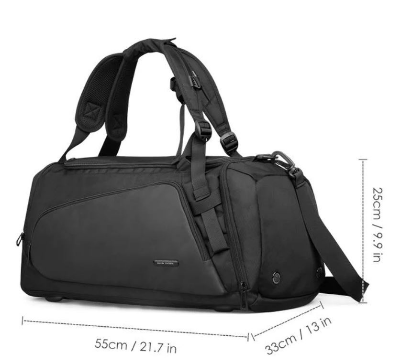 Buy MARK RYDEN MR-8206 Large Capacity 2-Way Carrying Travel Gym Daffle Shoulder Bag at Best Price In Bangladesh