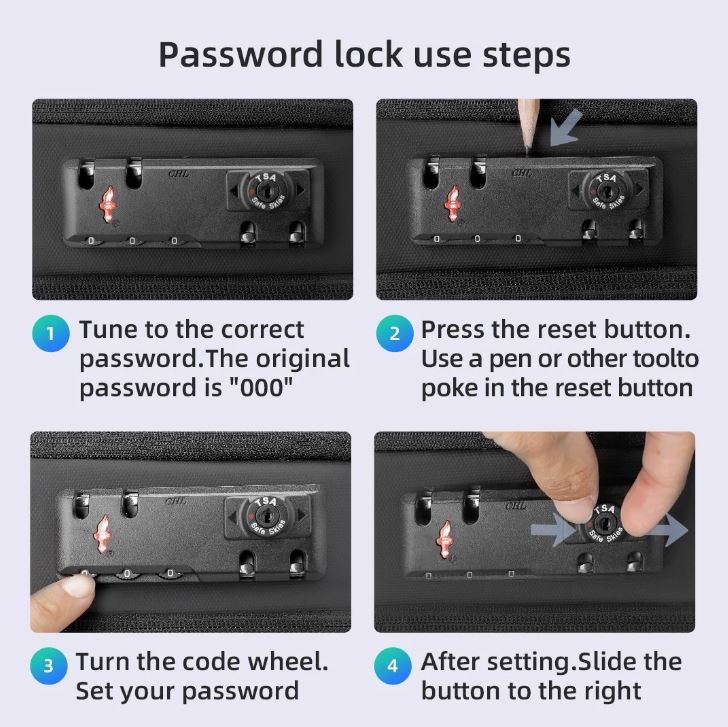 Buy Mark Ryden COMPILO MR9000 Premium Digital Lock Laptop Backpack at Best Price In Bangladesh