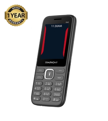 Picture of Symphony D43 Feature Phone Matte Black