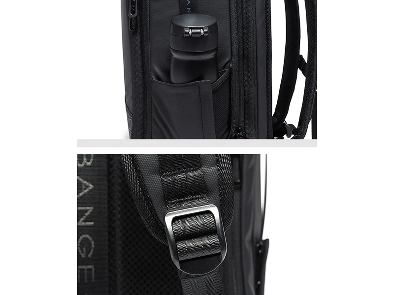 Buy BANGE BG-22005 Large Capacity Expandable Weekender Carry On Backpack, Waterproof Men's Business Laptop Backpack for 15.6inch (Black) at Best Price In Bangladesh