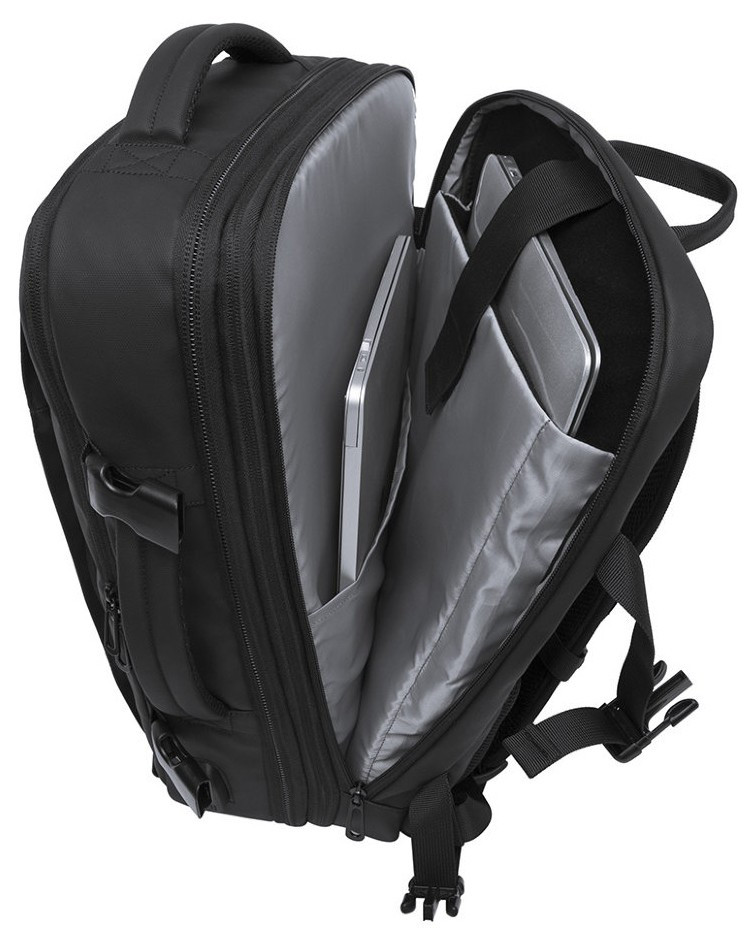 Buy BANGE BG1908D Large Capacity Expandable Multi-Purpose Business & Travel Backpack Waterproof Laptop Backpack for 17.3inch(Black) at Best Price In Bangladesh