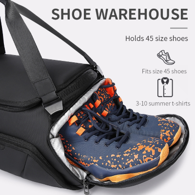 Buy Bange BG-7561 New Gym Bags For Men Women Waterproof Moistureproof Travel Bag Wet Dry Separation Bag at Best Price In Bangladesh