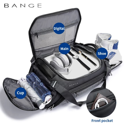 Buy Bange BG-7561 New Gym Bags For Men Women Waterproof Moistureproof Travel Bag Wet Dry Separation Bag at Best Price In Bangladesh