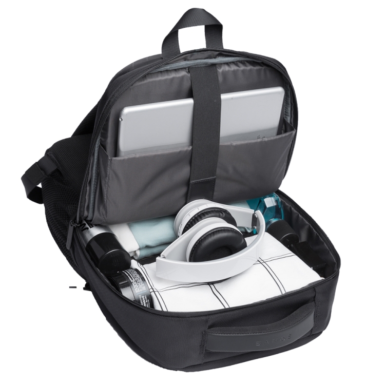 Buy Bange BG-1922 16 inch Men Oxford Fabric Waterproof Backpack with USB Port (Black) at Best Price In Bangladesh