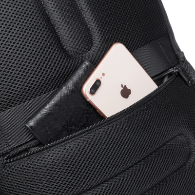 Buy Bange BG-1922 16 inch Men Oxford Fabric Waterproof Backpack with USB Port (Black) at Best Price In Bangladesh