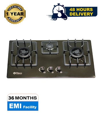 Buy Rizco BHS Vintage 703 Stainless Steel 3 Gas Burner Natural Gas (50% Gas save) at Best Price In Bangladesh	