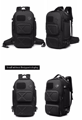 Buy Ozuko 9309L Designer Luxury Travel Bags Luggage Mochilas Tacticas Antirrobo Usb Hiking Backpack Bag at Best Price In Bangladesh