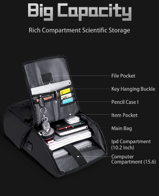 Buy ARCTIC HUNTER B00428 Leisure Travel Backpack Men 15.6" Daypack Teenagers Multifunction School Bag Anti-theft Laptop Backpack For Men at Best Price In Bangladesh