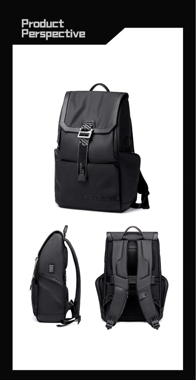 Buy ARCTIC HUNTER B00428 Leisure Travel Backpack Men 15.6" Daypack Teenagers Multifunction School Bag Anti-theft Laptop Backpack For Men at Best Price In Bangladesh