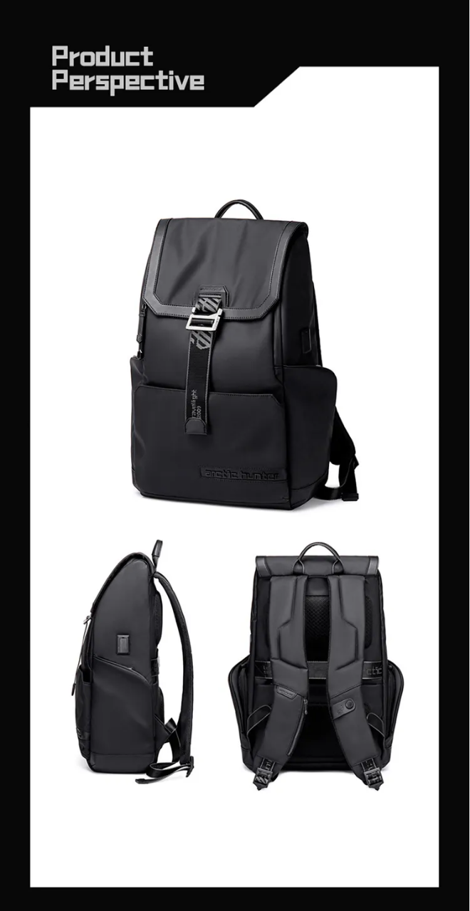 Buy ARCTIC HUNTER B00428 Leisure Travel Backpack Men 15.6" Daypack Teenagers Multifunction School Bag Anti-theft Laptop Backpack For Men at Best Price In Bangladesh