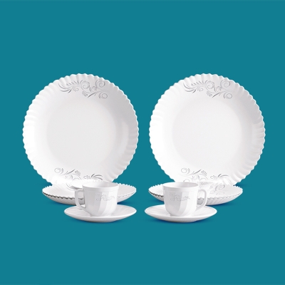 Buy 20Pcs Dinner Set-Opal flora Online at Best Price	