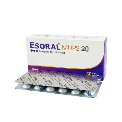 Picture of Esoral Mumps 20mg Tablet 1 pc