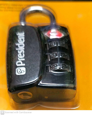 Buy President 3 Digit TSA Lock Mini Luggage Suitcase Security Padlock Password TSA Lock at Best Price In Bangladesh