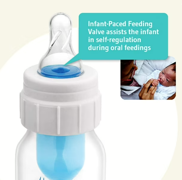 Picture of Dr. Brown’s Narrow Neck Options+ Bottle 250ml, Blue, 2-pack