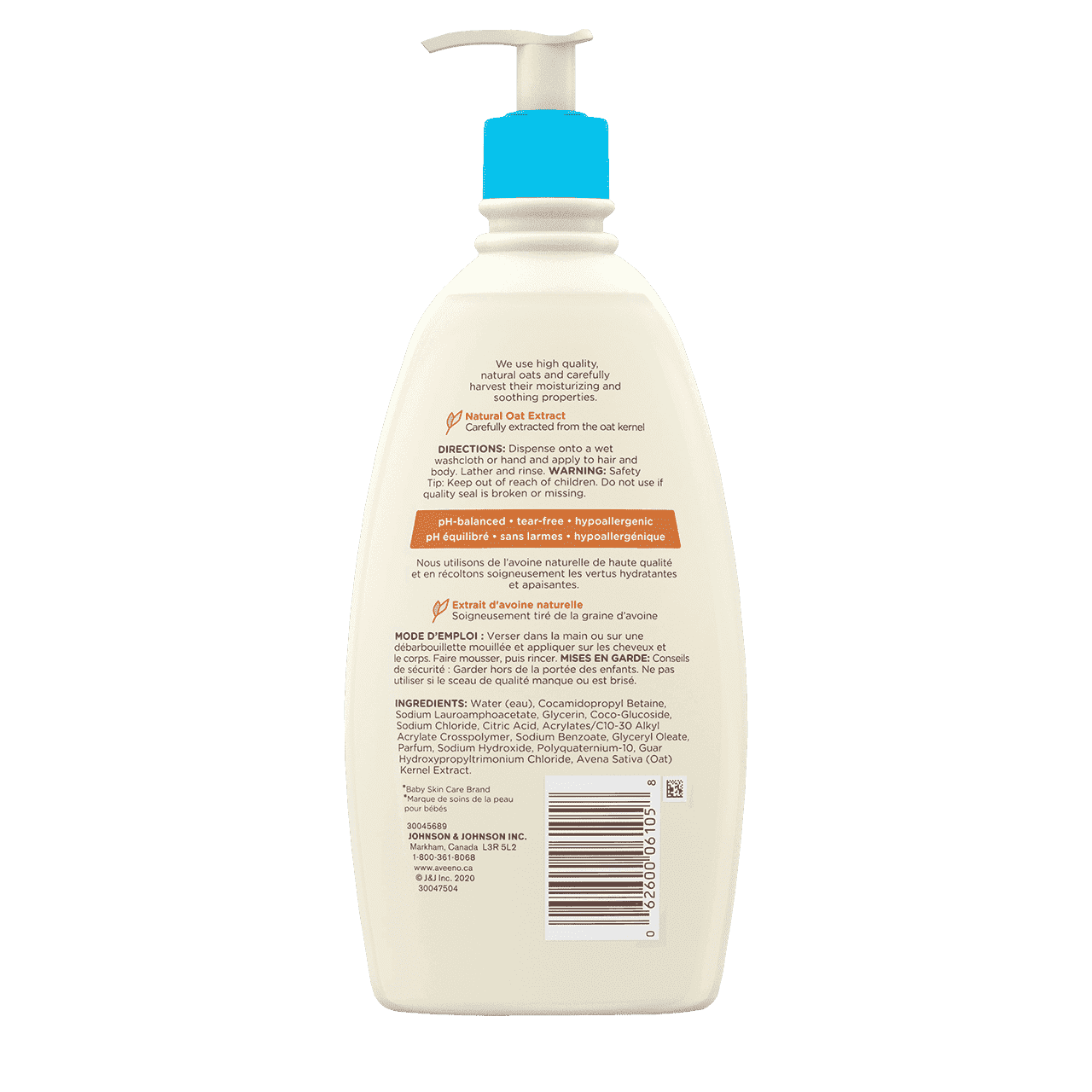 Picture of AVEENO BABY WASH & SHAMPOO-532ml