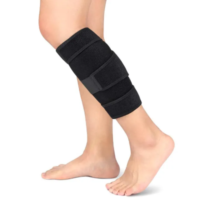 Picture of Calf Brace Adjustable Shin Splint Support Sleeve Leg Compression Wrap for Pulled Calf Muscle Pain Strain Injury, Swelling, Fits Men and Women
