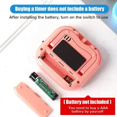 Picture of Magnetic LCD Digital Kitchen Countdown Timer Stopwatch with Stand Practical Cooking Sports Alarm Clock Reminder Tools