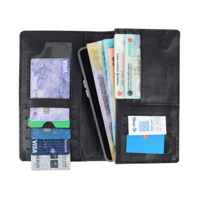 Buy 100% Original Men’s Long Wallet specially Use for 2/3 mobile, Card Use, High Quality Leather, 24 Months Use Guarantee at Best Price In Bangladesh
