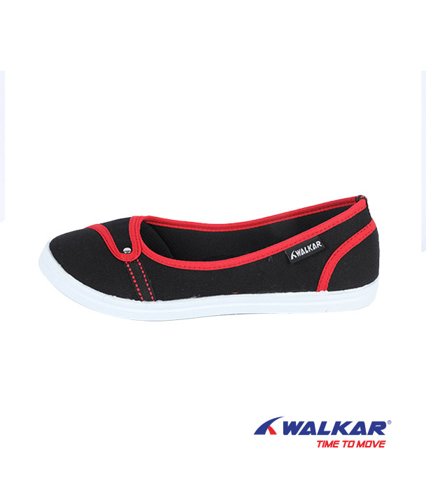 Picture of Walkar Ladies Canvas Black-MKT (D-6x)