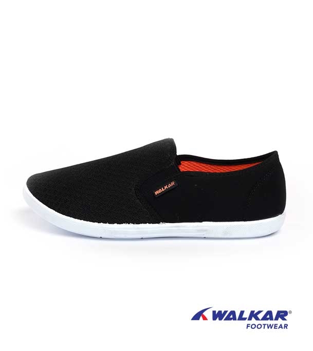 Buy Walkar Men's Canvas Black Online