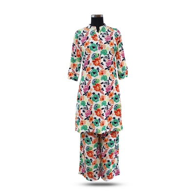 Picture of Winner Floral Synthetic Co-ords Set for Women - Multicolor
