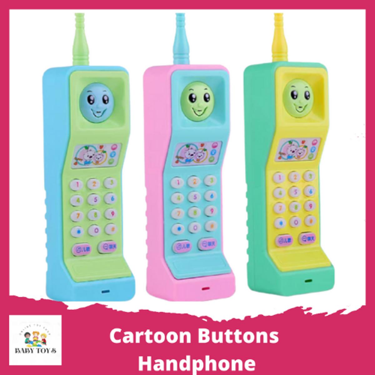 Buy Lovely Kids Baby Cartoon Buttons Handphone Music Songs Sound Toys Educational Intelligence Developmental Mobile Phone Toy  at Best Price In Bangladesh