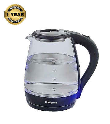 Buy Miyako 1.8 Liter Electric Kettle Glass Body Automatic System (MJK-180 GLS) at Best Price In Bangladesh 