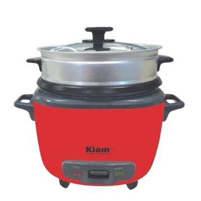 Picture of Kiam 1.8Ltr Double Pot Cute Shape Joint Less SS Body Rice Cooker