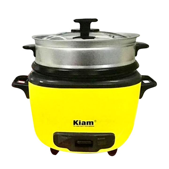 Picture of Kiam 1.8Ltr Double Pot Cute Shape Joint Less SS Body Rice Cooker